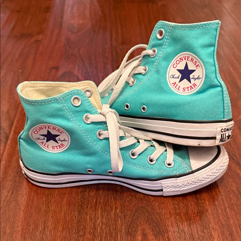 Converse Women’s All Star High-Top Sneakers - Teal